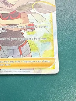 Pokemon Zinnia's Resolve Full Art Ultra Rare Trainer 203/203 Evolving Skies Holo - Image 3