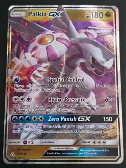 Pokemon TCG Palkia GX 101/156 Sm-Ultra Prism Holo Sun & Moon Era 2018 - Image 1