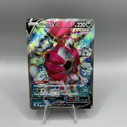 Hoopa V 253/264 SWSH08: Fusion Strike Full Art Ultra Rare Holo Mint NM - Image 1