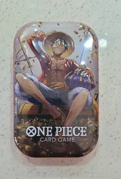 One Piece Card Game Tin Pack Set Vol.2 TS-02, OP13 - Luffy Tin Art New & Sealed - Image 1