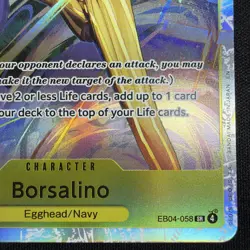 ONE PIECE TCG Borsalino Eb04-058 SR Adventure On Kami’s Island OP15 English - Image 4