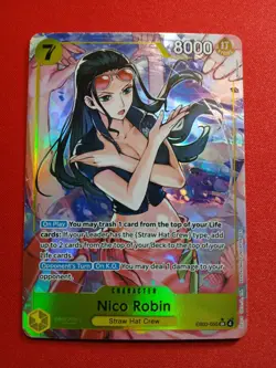 Nico Robin (055) (Alternate Art) EB03-055 One Piece NM Alt🔥 - Image 1