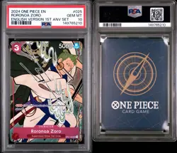 2024 One Piece Zoro 1st Anniversary Set #025 PSA 10 - Image 3