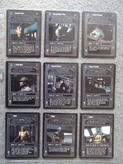Star Wars CCG DAGOBAH dark side card game set 90 cards BB Decipher 1997 + list - Image 5