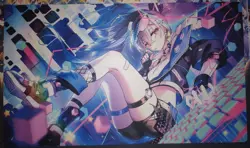 Trading Card Honkai Star Rail Silver Wolf Playmat - Image 1