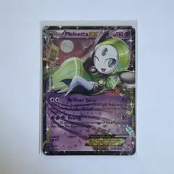 Meloetta EX RC11/RC25 - Pokemon Legendary Treasures Radiant Collection Card LP - Image 1