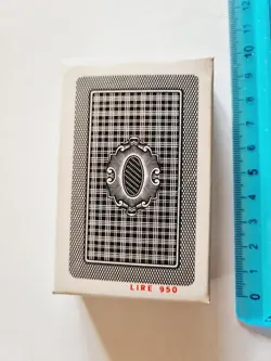 CARTE DA GIOCO PIEMONTESI PLASTIFICATE DAL NEGRO ORIGINAL VINTAGE PLAYING CARDS - Image 2