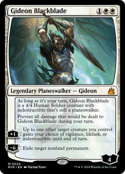 Gideon Blackblade [Ravnica Remastered] Magic MTG - Image 1