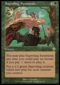 1x NM-Mint, English Regular Saproling Symbiosis Invasion - Image 1