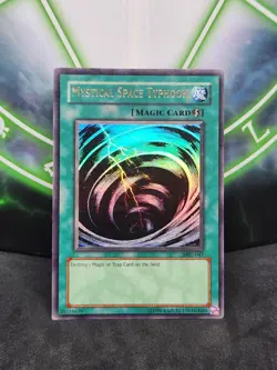Yugioh Mystical Space Typhoon MRL-047 Ultra Rare MP - Image 1