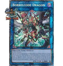 Yugioh! 1x Borrelcode Dragon MP25-EN040 Starlight Rare 1st Ed NM - Image 1