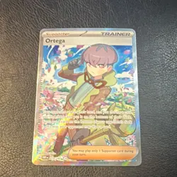 Pokemon Ortega 219/197 SV03: Obsidian Flames Ultra Rare Trainer Full Art Holo - Image 1