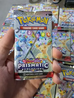 Prismatic Evolutions Single Booster Pack (Styles Vary) SEALED Pokemon TCG Cards - Image 1