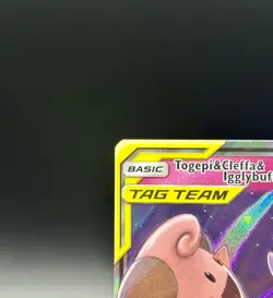 Togepi Cleffa Igglybuff GX 143/236 Tag Team Unified Minds Holo NM/M Pokemon - Image 2