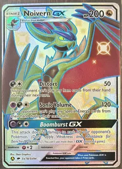 Noivern GX SV78/SV94 Shiny GX Rare Hidden Fates Shiny Vault Pokemon Near Mint - Image 1
