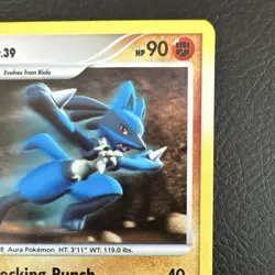 Pokemon TCG Lucario Pop Series 8 002/017 Holo Rare Stage 1 90 HP English 2008 - Image 4
