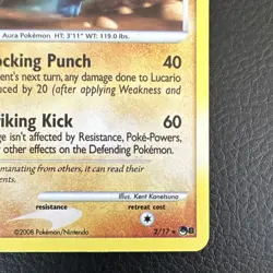 Pokemon TCG Lucario Pop Series 8 002/017 Holo Rare Stage 1 90 HP English 2008 - Image 5