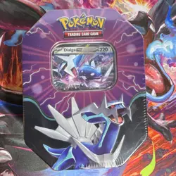 Pokemon Azure Legends Tin Dialga EX Sealed. 4 booster packs! - Image 2