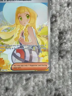 Pokemon Lillie's Determination 184/132 Mega Evolution Holo Trainer Pack Fresh NM - Image 4