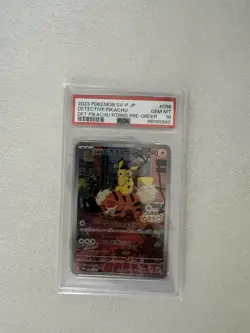 2023 Pokemon Detective Pikachu Japanese SV-P Promo #098 PSA 10 - Image 1