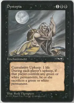 "Dystopia" - Magic The Gathering Card - Alliances - Image 1