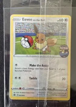 Pokemon Card - Sealed Pokemon Eevee On The Ball 002/005 Futsal Promo English - Image 1