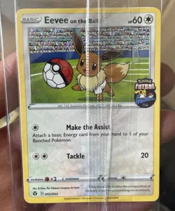 Pokemon Card - Sealed Pokemon Eevee On The Ball 002/005 Futsal Promo English - Image 2