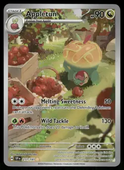 Pokemon Cards Appletun 211/191 Surging Sparks Illustration Rare NM - Image 1
