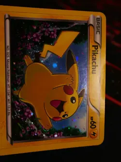 MP Pokemon PIKACHU Card XY BLACK STAR PROMO Set XY89 Holo Foil Collector Chest - Image 2