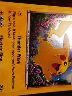 MP Pokemon PIKACHU Card XY BLACK STAR PROMO Set XY89 Holo Foil Collector Chest - Image 4