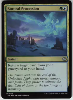 MTG Auroral Procession Foil NM Tarkir: Dragonstorm Magic 169 - Image 1
