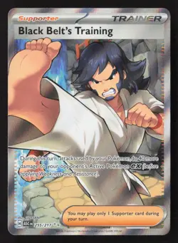 Black Belt's Training Ultra Rare Holo ASC 255/217 NM Pokemon TCG - Image 1