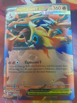 Mega Charizard Y ex - 030 Holo Promo ME: Mega Evolution Promo Pokemon NM - Image 1