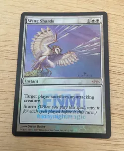 MTG Magic The Gathering Card Wing Shards Instant Foil Daren Bader #9/12 FNM NM - Image 1