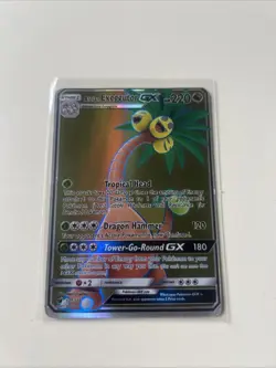 Pokemon Alolan Exeggutor GX Full Art Holo Card 107/111 Crimson Invasion LP - Image 1