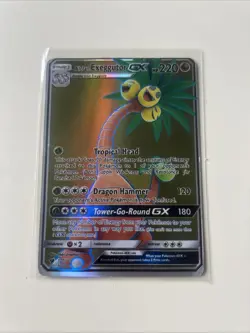 Pokemon Alolan Exeggutor GX Full Art Holo Card 107/111 Crimson Invasion LP - Image 2