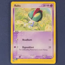 Ralts 67/109 - EX Ruby & Sapphire - Common Pokemon Card - NM - Image 1