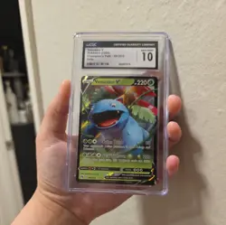 CGC 10 Pokemon Venusaur V 001 Champion's Path Graded Card - Image 3