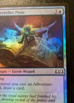 Storyteller Pixie 0313 WOE Foil Uncommon Wilds Of Eldraine Magic: The Gathering - Image 3