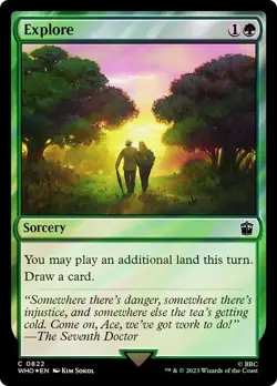 Explore Surge Foil Doctor Who Commander NM MTG - Image 1