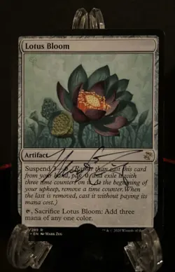 Lotus Bloom Artist Proof Signed Mark Zug MTG Time Spiral Remastered AP - Image 1