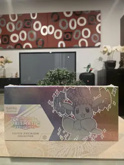 Pokemon Prismatic Evolutions Super Premium Box Sealed (Factory Imperfection) - Image 1