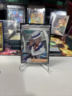 Pokemon Cyrano 230/191 SV08 Surging Sparks Trainer Ultra Rare Full Art Holo - Image 1