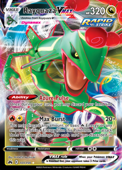 Rayquaza VMAX (101/159) Ultra Rare | Pokemon TCG SWSH Crown Zenith | Near Mint - Image 1