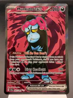 Munkidori ex 083/064 - Full Art Ultra Rare - Shrouded Fable Pokemon Card NM - Image 1
