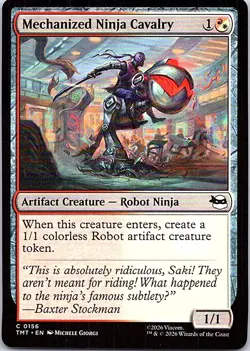 Teenage Mutant Ninja Turtles #156 Mechanized Ninja Cavalry - Image 1