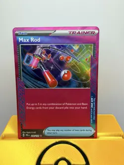 Max Rod 116/131 Prismatic Evolutions Holo Pokemon - Image 1