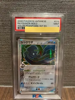 PSA9 Rayquaza Delta 015/052 Holon Phantoms Holo 1st ED 2006 Pokemon Card Japan - Image 1