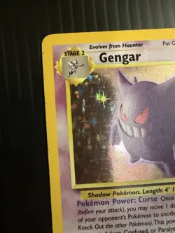 Pokemon TCG Gengar Fossil Holo Card 5/62 Unlimited Rare Vintage WOTC MP-HP - Image 4