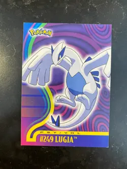 25426A - POKEMON TOPPS TV ANIMATION EDITION #249 LUGIA PSY VOL - Image 1